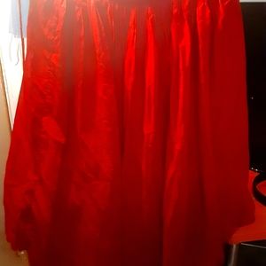 Red skirt